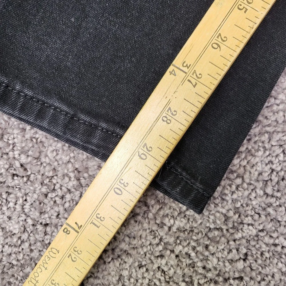 Levi's 511 Slim Fit Jeans Mens 36x32 Black Excellent Stretch‎ Denim 04511-5382